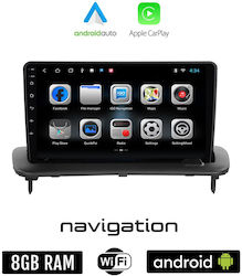 Car-Audiosystem für Volvo S40 2004-2012 (Bluetooth/USB/WiFi/GPS/Apple-Carplay/Android-Auto) mit Touchscreen 9"