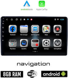 Ηχοσύστημα Αυτοκινήτου για Peugeot Expert (Bluetooth/USB/WiFi/GPS/Apple-Carplay/Android-Auto) με Οθόνη Αφής 9"
