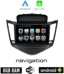Car-Audiosystem für Chevrolet Cruze 2008-2012 (Bluetooth/USB/WiFi/GPS/Apple-Carplay/Android-Auto) mit Touchscreen 9"