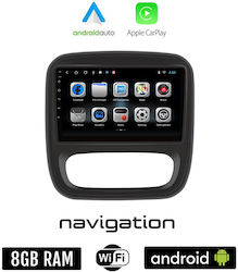 Car-Audiosystem für Fiat Talento 2016 (Bluetooth/USB/WiFi/GPS/Apple-Carplay/Android-Auto) mit Touchscreen 9"