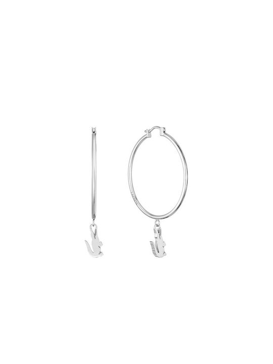 Lacoste Earrings Hoops made of Steel