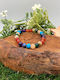 Beaded Bracelet Chakra Motif 8mm