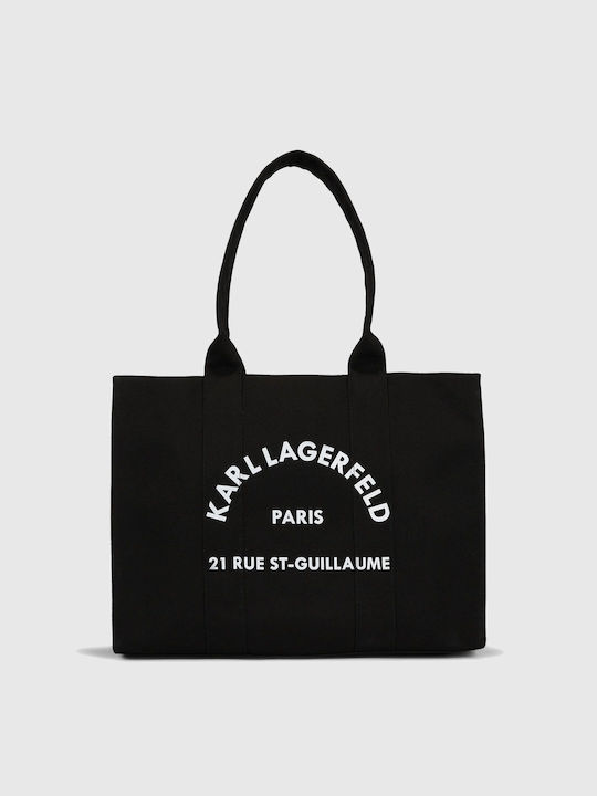 Karl Lagerfeld Дамска Чанта Tote За Ръка Черно