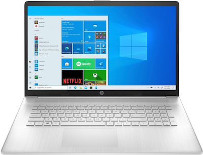 HP 17-cn0001tg 17.3" (Pentium Quad Core-Argintiu N5030/8GB/256GB SSD/W11 S)