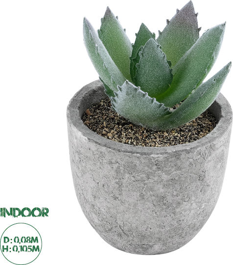 Globostar? Artificial Garden Succulent Aloe 21026 Διακοσμητικό Φυτό Παχύφυτο Αλόη Υ10.5cm