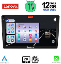 Lenovo Car Audio System 2DIN (Bluetooth/USB/AUX/WiFi/GPS/Apple-Carplay/Android-Auto) with Touch Screen 9"