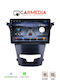 Carmedia Ηχοσύστημα Αυτοκινήτου για Ssangyong Korando 2014+ (Bluetooth/USB/WiFi/GPS/Apple-Carplay/Android-Auto) με Οθόνη Αφής 9"