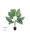 Globostar Artificial Garden Monstera 20924 Decorative Plant Monstera H90cm 20937