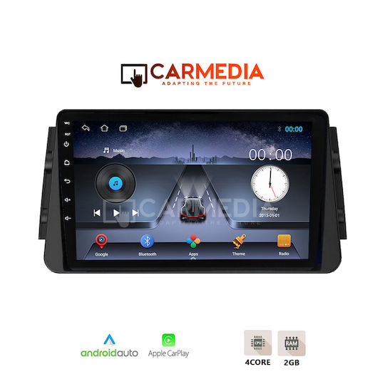 Carmedia Car Audio System for Nissan Micra 2017+ (Bluetooth/USB/WiFi/GPS/Apple-Carplay/Android-Auto) with Touch Screen 9"