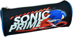 Gim Sonic Prime Pencil Case Cylinder Black
