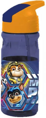 Plastic Flip Paw Patrol Mighty Movie Water Bottle 500ml Gim 555-23203