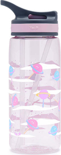 Water Bottle Galactic Lollipop Tritan 500ml Yolo 90505