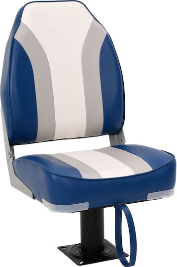 Boat Seat Set 2 Pieces High Back Folding 3284301