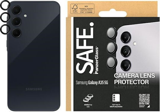 PanzerGlass Safe Camera Protection Tempered Glass Black for the Samsung Galaxy A35 5G SAFE95688