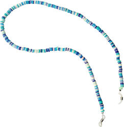 Theodora's Jewellery Αλυσίδα Γυαλιών Μπλε