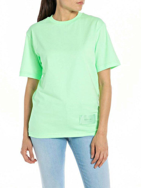 Replay Damen T-Shirt Grün