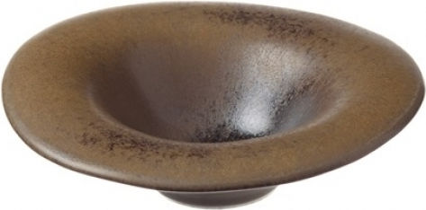 Ready Porcelain Salad Bowl Brown 17.5x17.5x5cm 6pcs