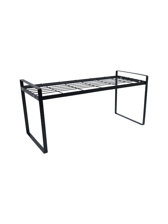 Uncle George Επιτραπέζια Βάση Μεταλλική 53x20x24εκ. Μαύρη