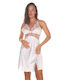 Comfort Summer Satin Women's Nightdress White