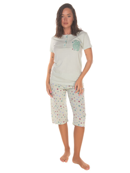 Comfort Sommer Damen Pyjama-Set Veraman