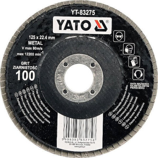 Yato Ламелен шлифовъчен диск метал 125x22.4мм P36