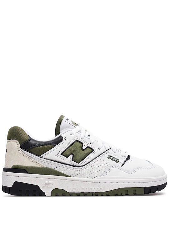 New Balance 550 Court Ανδρικά Sneakers Λευκό / Πράσινο