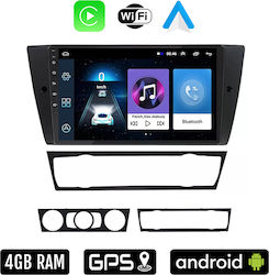 Sistem Audio Auto pentru BMW E90 / E91 / E92 / Serie 3 (E91) 2005 - 2012 (Bluetooth/USB/WiFi/GPS/Apple-Carplay/Android-Auto) cu Ecran Tactil 9"