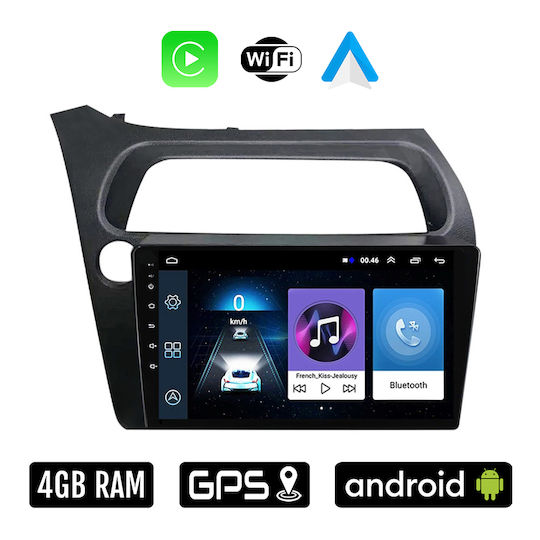 Auto-Audiosystem für Honda Civic 2006 - 2012 (Bluetooth/USB/WiFi/GPS/Apple-Carplay/Android-Auto) mit Touchscreen 9"