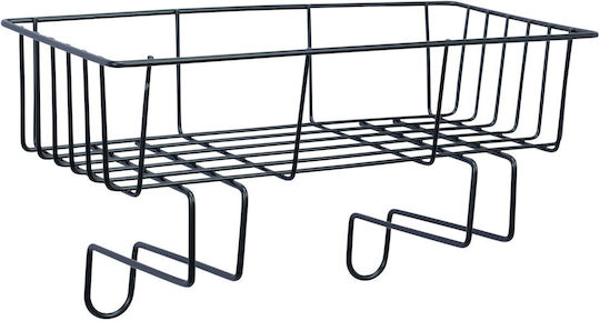 Uncle George 04.02.01-0008-Schwarz Wandmontierte Badezimmerregale Metallisch 34x15x13cm