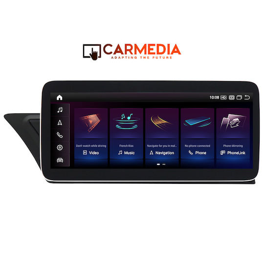 Carmedia Car Audio System for Audi A4 / A5 2008-2015 (Bluetooth/USB/AUX/WiFi/GPS/Apple-Carplay/Android-Auto) with Touch Screen 10.25"
