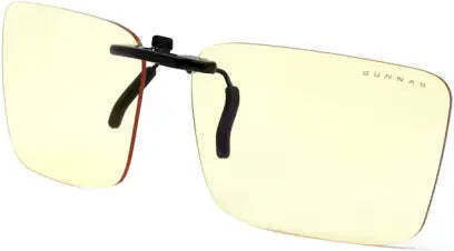 Gunnar Clip-On Clip Glasses Amber Glass Natural
