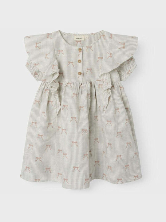 Lil' Atelier Kids Dress Coconut Milk