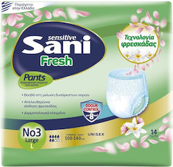 Sani Fresh Pants Πάνες Βρακάκι Large 14τμχ Sani Fresh Pants Πάνες Βρακάκι Large 14τμχ