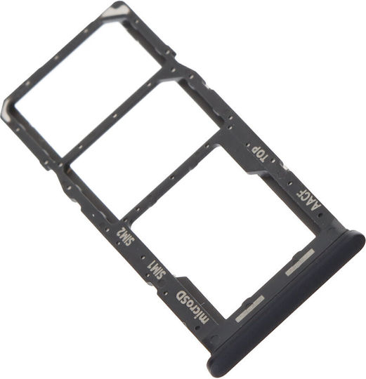 Sim-Kartenhalterung Schwarz für Galaxy A13 2022 (A137)