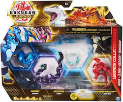 Spin Master Миниатюрна играчка Bakugan Maxodon/Montrapod/Trox/Dragonoid x Auxillataur Ultra Многоцветен за 6+ Години