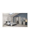 Fratelli Home Berinda Wandspiegel Ganzkörper mit Gray Hölzernes Rahmen 117x81cm 1Stück