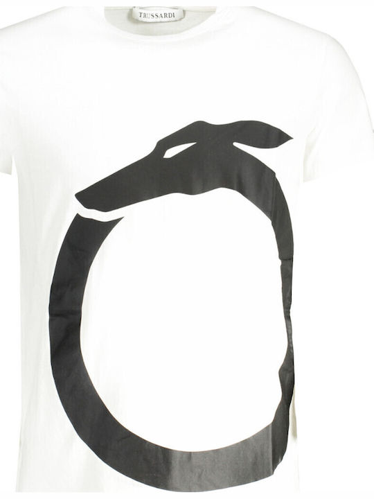 Trussardi Polo Short Sleeve White Shirt