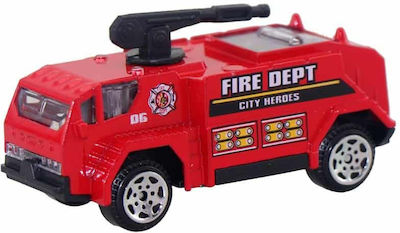 Diakakis Truck Fire Truck Pull Back Fire Truck Friction Blue