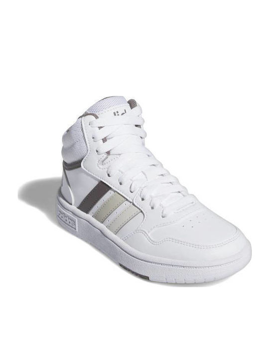 adidas Hoops Originals Hoops Mid Kids Sports Shoes Basketball with  Laces White IH7894