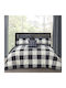 Beauty Home Marriott Art 12008 Set Coverlet Queen Size Cotton Satin Embrime 220x240cm