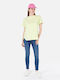 Dama Tesatura Pantaloni cu Croială Skinny Albastru