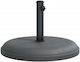 vidaXL Stand de umbrelă din Plastic Gri 32x32cm