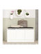 Crofton Eingangsmöbel mit Schuhschrank White 89.6x35.5x45.8cm