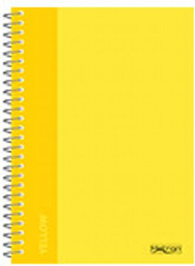 Metron Notebook A4 30 sheets 1 subject Spiral Dual Color Yellow