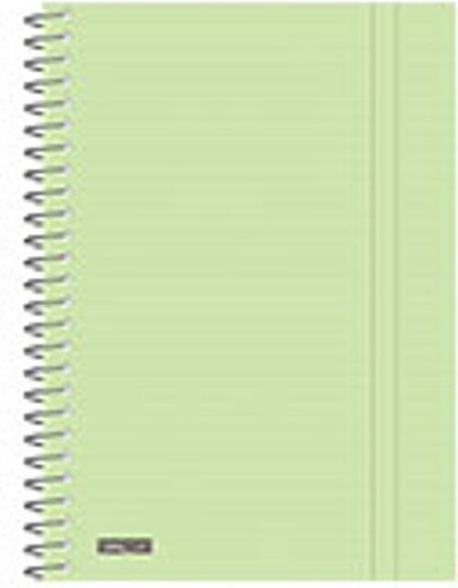 Metron Notizbuch 17x25cm 60 Blatt 2 Fächer Simply Green
