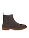 Suede Brown Men's Boots Anatomical