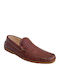 Δερμάτινα Ανδρικά Loafers σε Καφέ Χρώμα