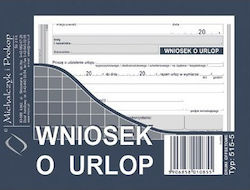Leave Application Form A6 40 Sheets Leave Application Form A6 40 Sheets