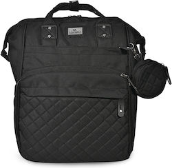 Lorelli Wickeltasche-Wickelrucksack Schwarz 747cm.