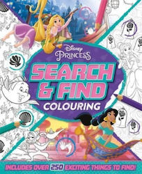 Disney Princess Search & Find Colouring Bonnier Books Ltd Paperback Softback